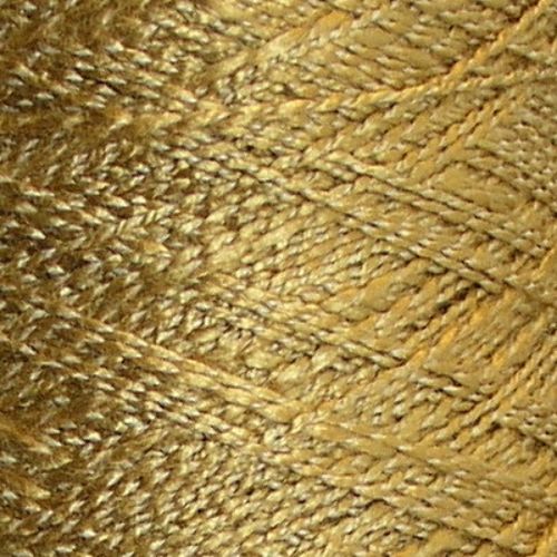 Rayon slub gold, 1/2 lb
